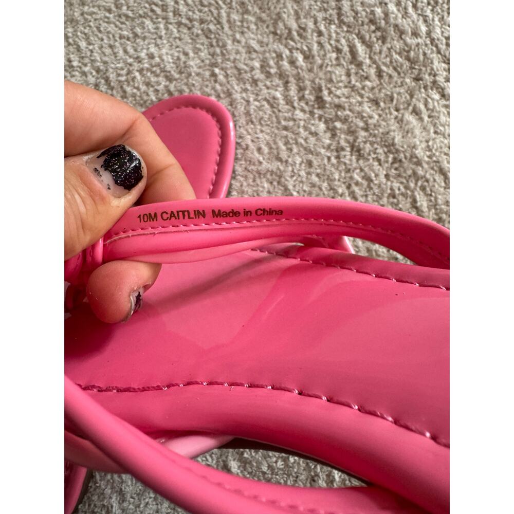 J. McLaughlin pink Caitlin thong sandals size 10 - Picture 6 of 7